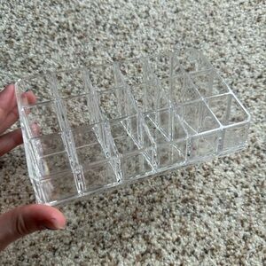 Plastic clear lipstick  holder